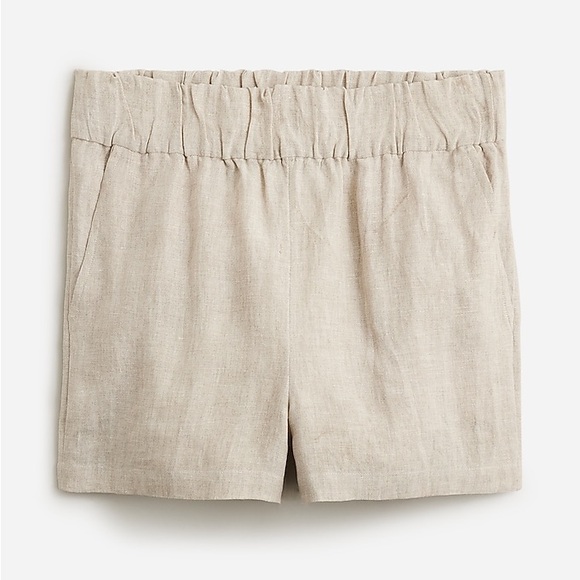 J Crew Tropez short in linen CA384 - Picture 4 of 6